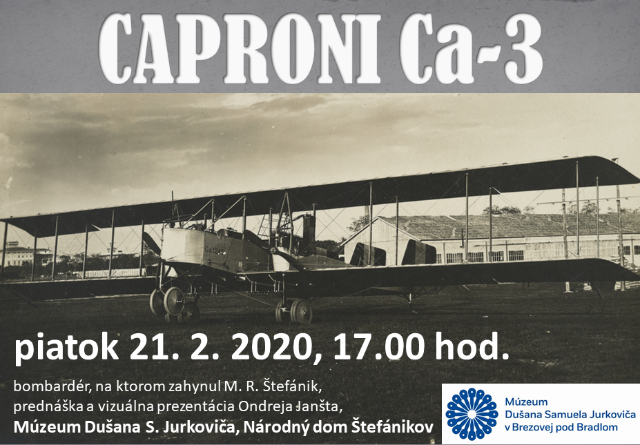 pozvánka Caproni Ca-3