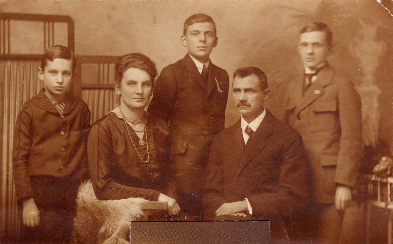 Fotografia rodiny Jurkovičovcov