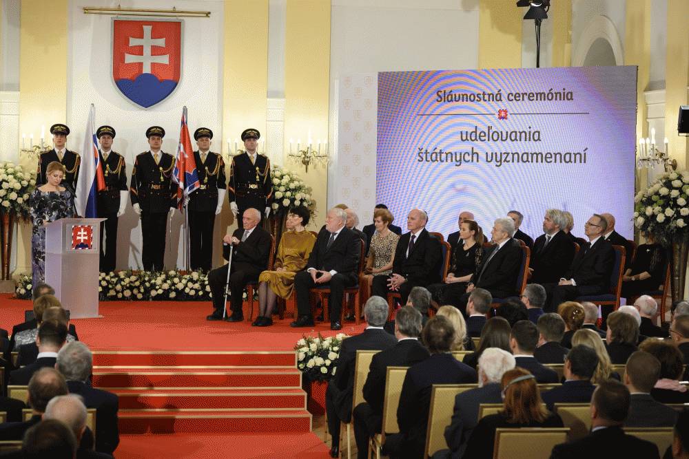 Udeľovanie štátnych vyznamenaní pri príležitosti 27. výročia vzniku Slovenskej republiky