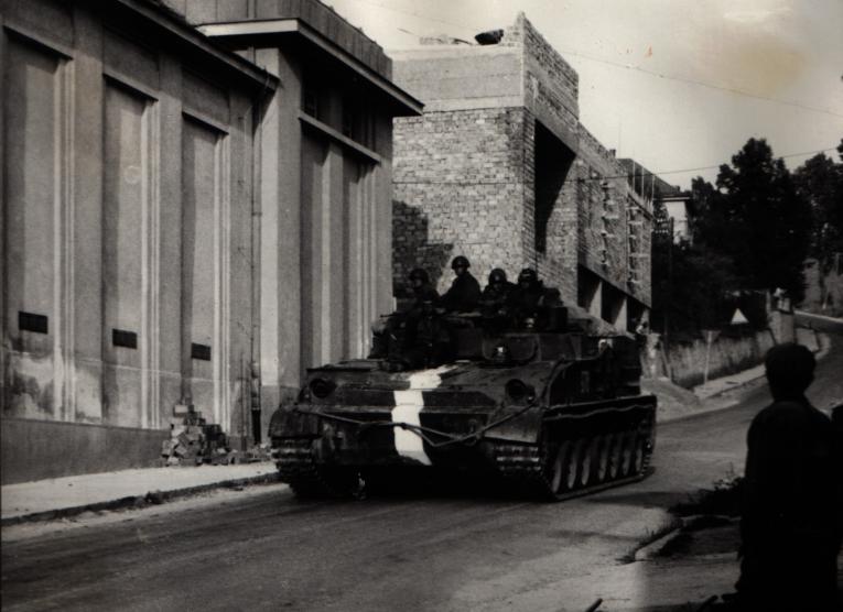 august 1968 Brezová pod Bradlom